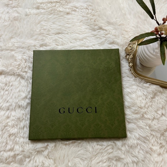 Other - Authentic Gucci Empty Green Gift Box | Luxury Designer Packaging 10x10